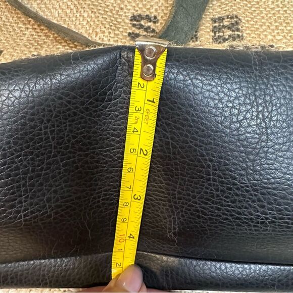 New GRACIE GREENE Serengeti burlap/leather tote bag - Picture 9 of 10